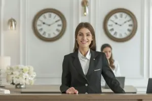Profesional aprende gestión pisos hotel. Titulación y empleo 5 estrellas.