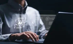 Estudiante aprende marketing digital con IA. Mejora tu empleo y salario.